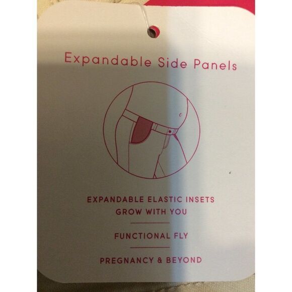 ISABEL Side Panels Short 10 Cream  Cotton/Polyester/Spandex - Picture 4 of 4